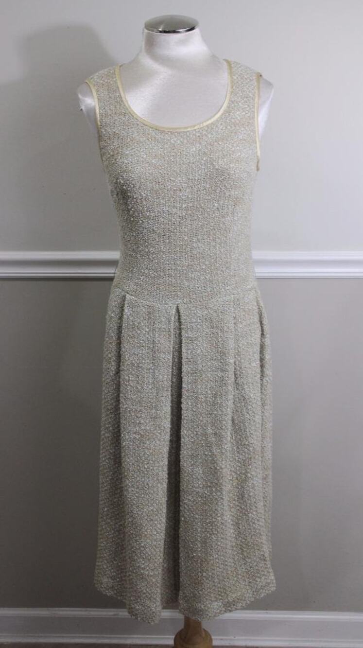 ST. JOHN COLLECTION TWEED KNIT DRESS SIZE 6 (dr10000